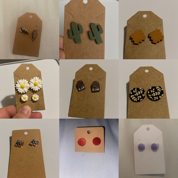 Five mystery pair of earrings - Picture 9 of 11